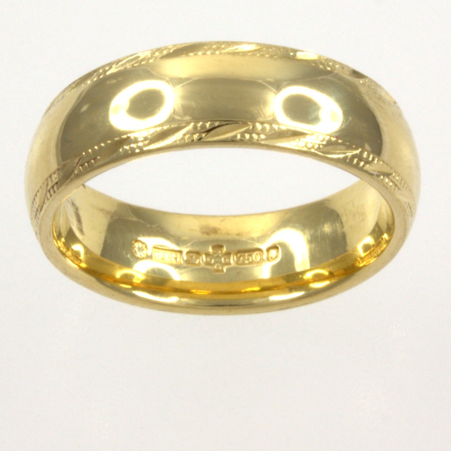 Second hand 18ct gold Wedding Ring